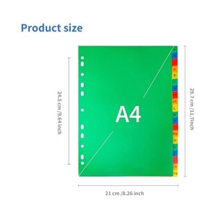 A to Z Plastic file separator