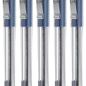 Montex Mega Top Ball Black Pen – Pack of 5