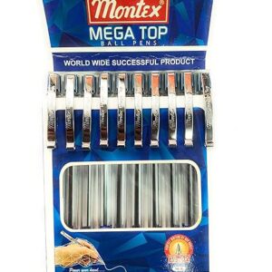 Montex Mega top Pen Pack of 10 - Blue